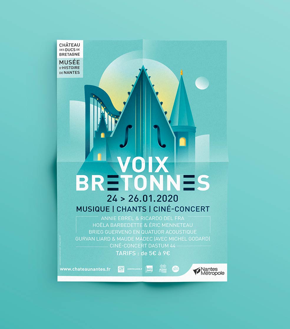 Affiche chateau nantes
