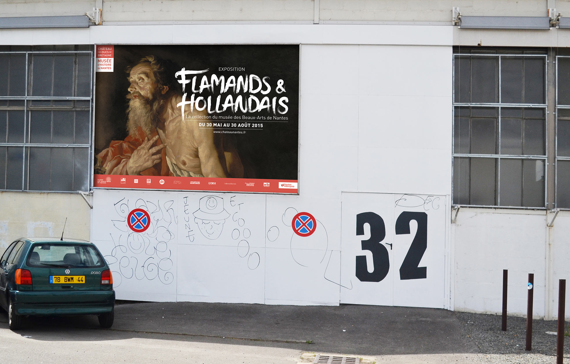 Communication exposition Flamands & Hollandais - chateau nantes
