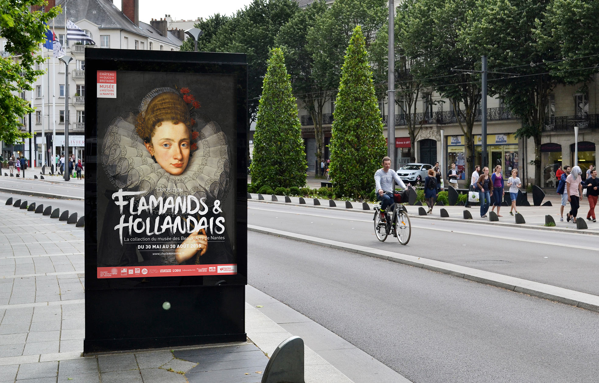 Communication exposition Flamands & Hollandais - chateau nantes