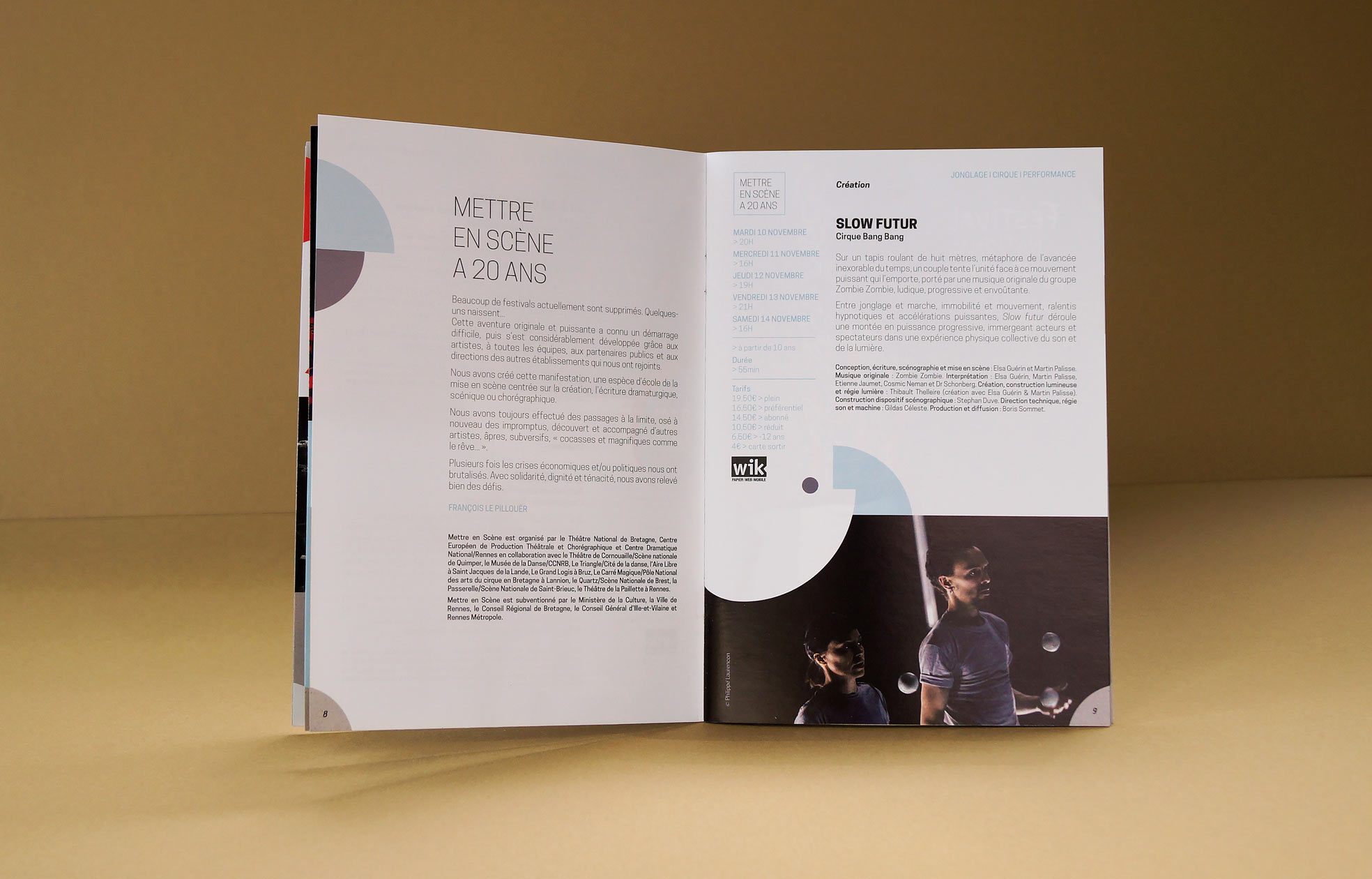 Communication graphisme Le Grand Logis 2014 / 2015