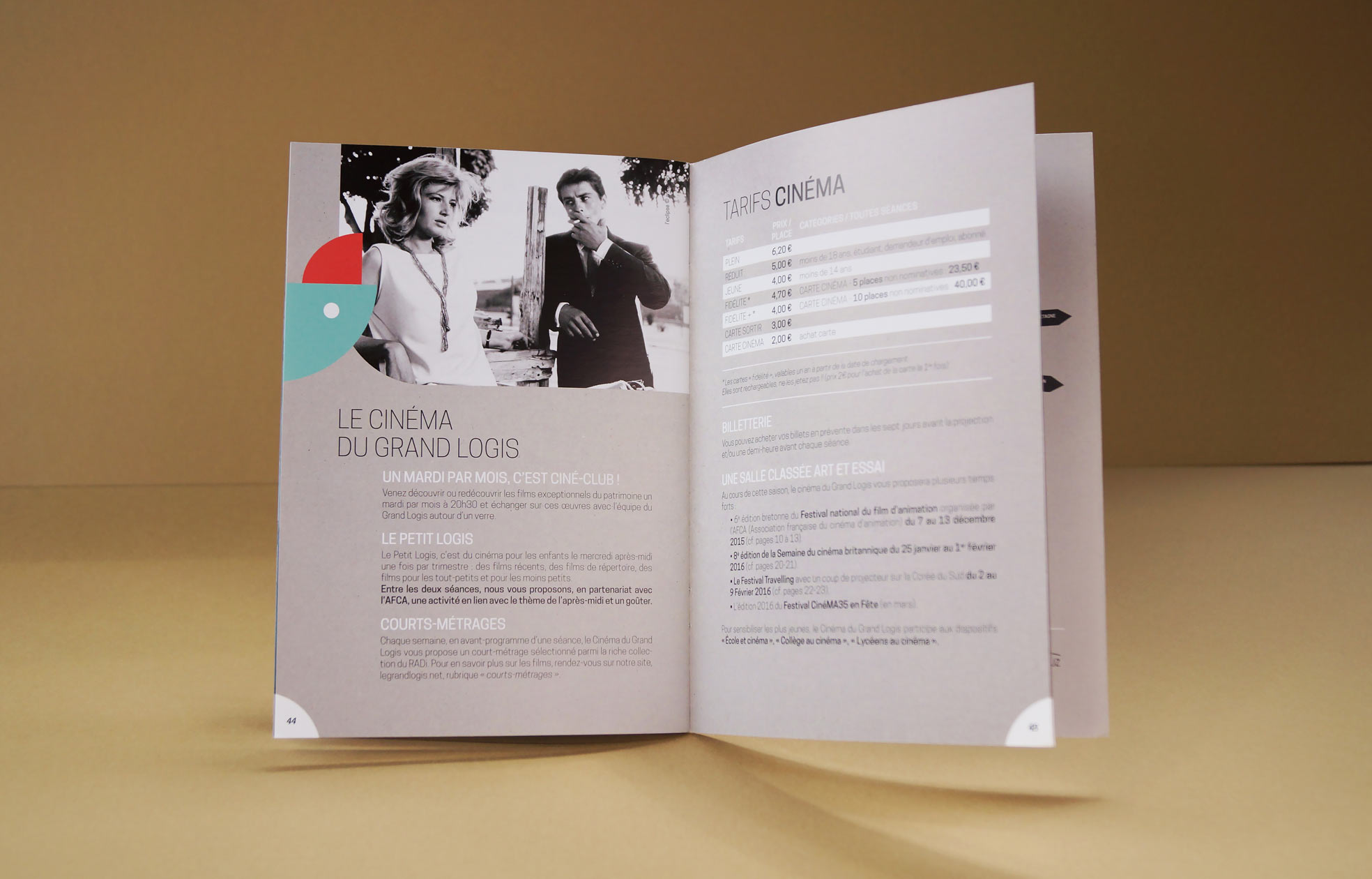 Communication graphisme Le Grand Logis 2014 / 2015