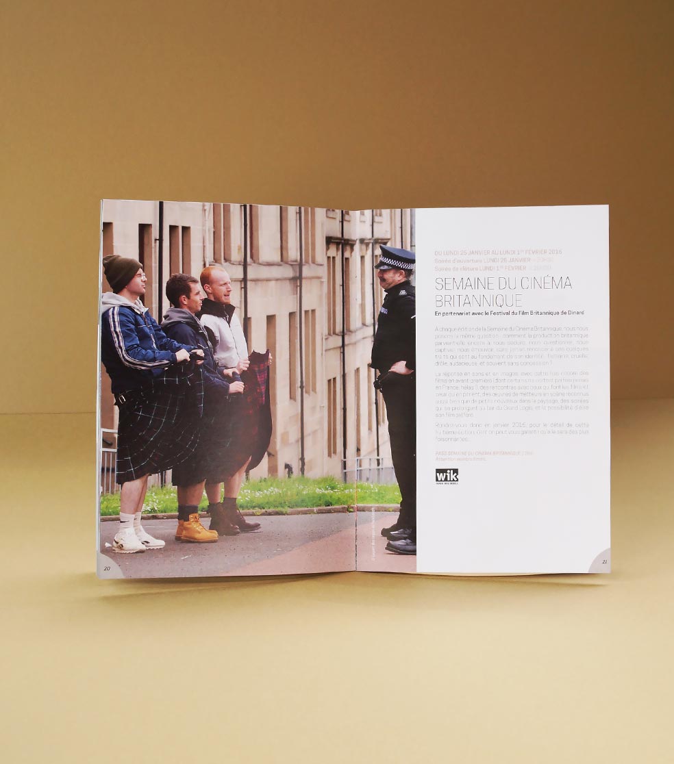 Communication graphisme Le Grand Logis 2014 / 2015