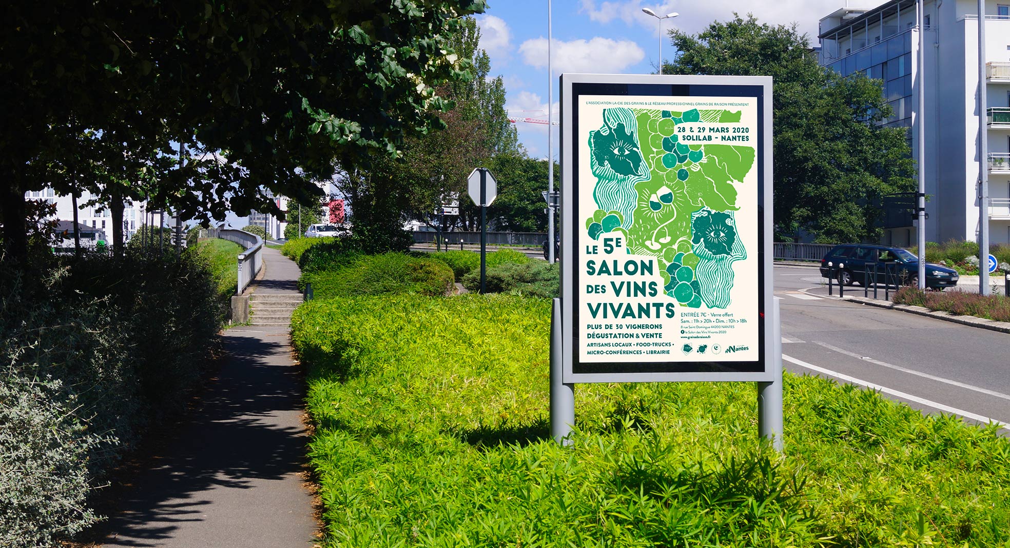 Salon des vins nantes affiche