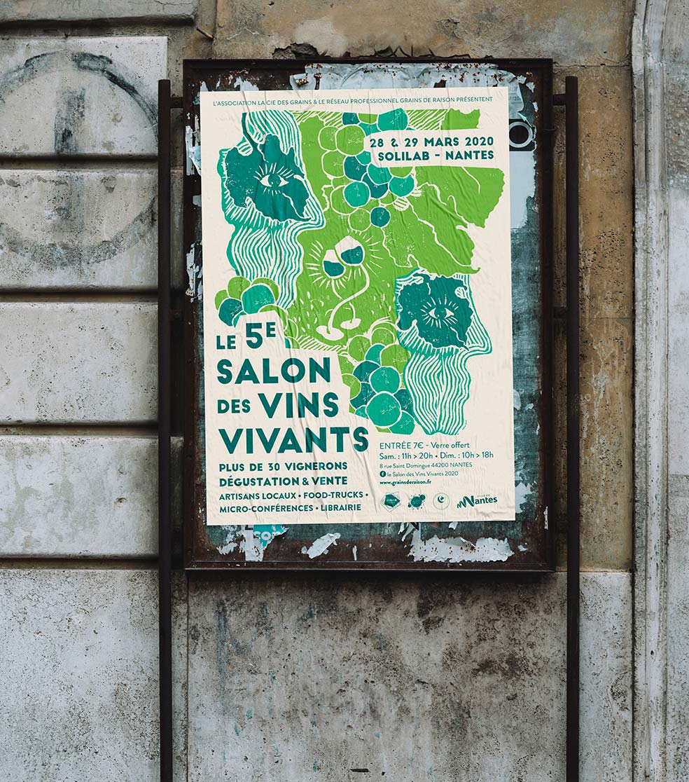 Salon des vins nantes affiche