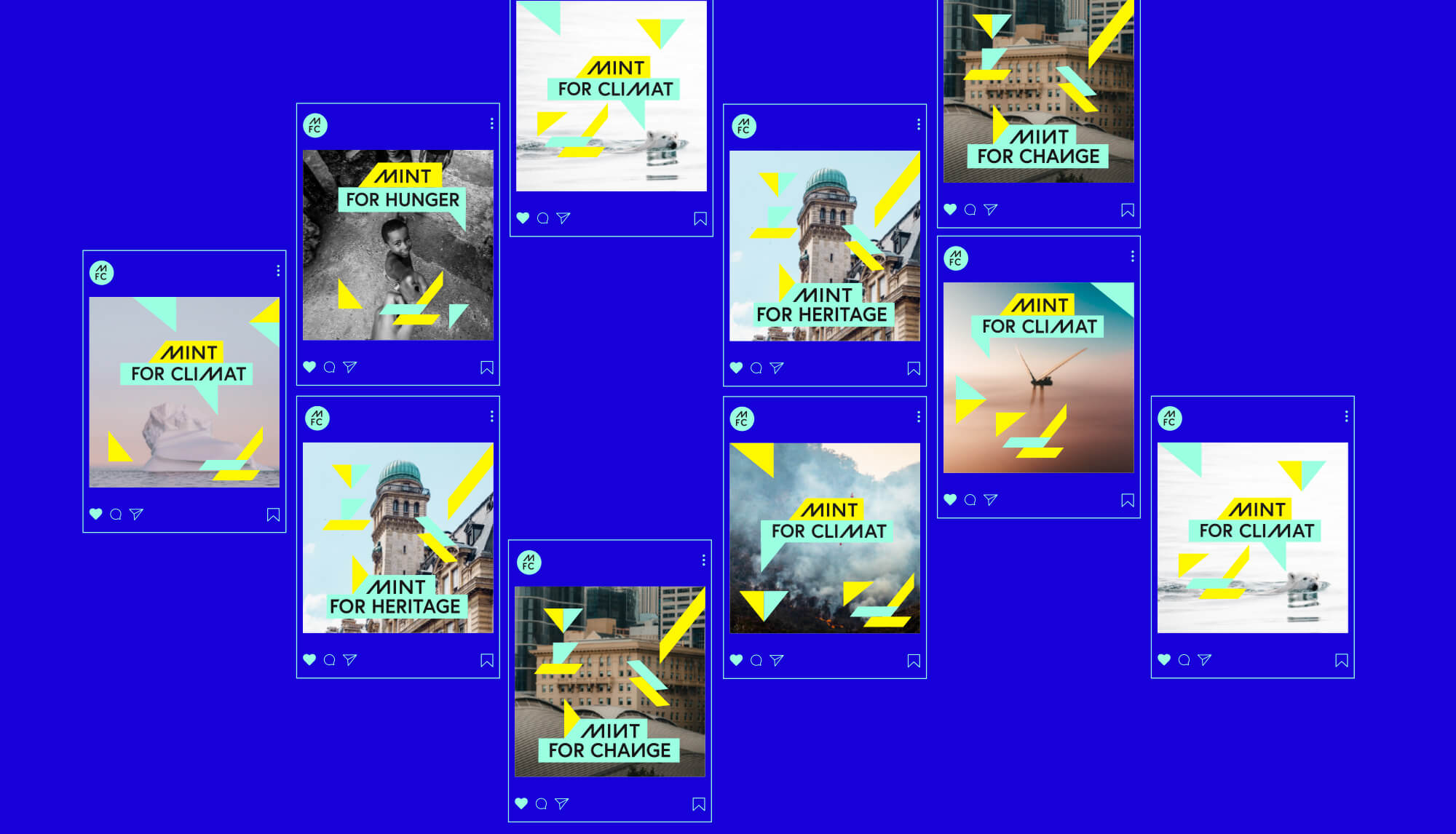 post instagram mint for change NFT