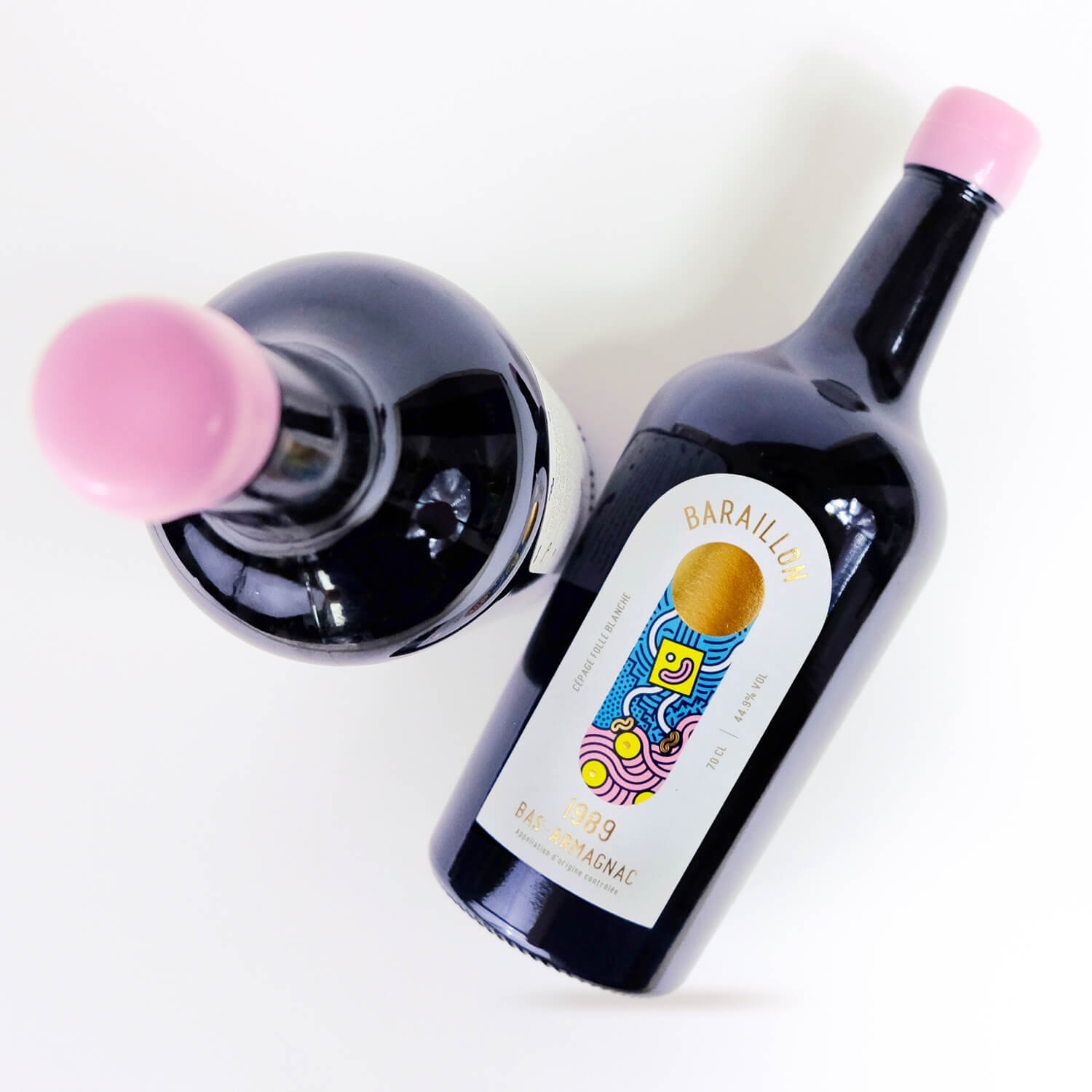 Packaging Bouteille spiritueux atelier shiroi graphisme identité visuelle communication illustration Nantes