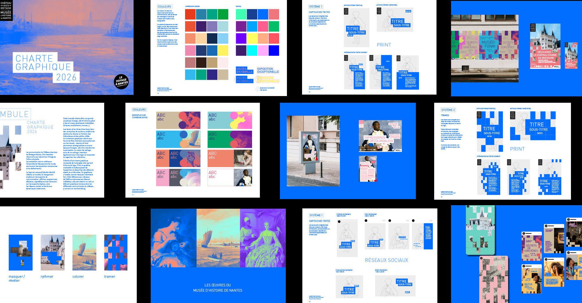 CHATEAU NANTES identite visuelle 2026 atelier shiroi graphisme identité visuelle communication illustration Nantes