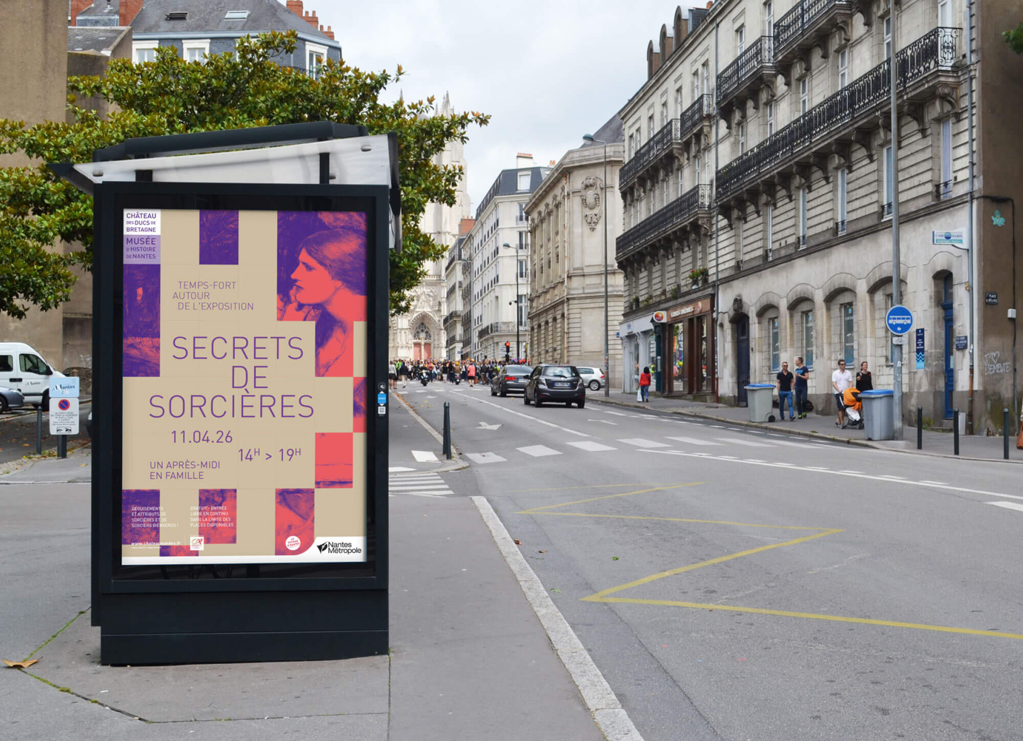 CHATEAU NANTES identite visuelle 2026 atelier shiroi graphisme identité visuelle communication illustration Nantes