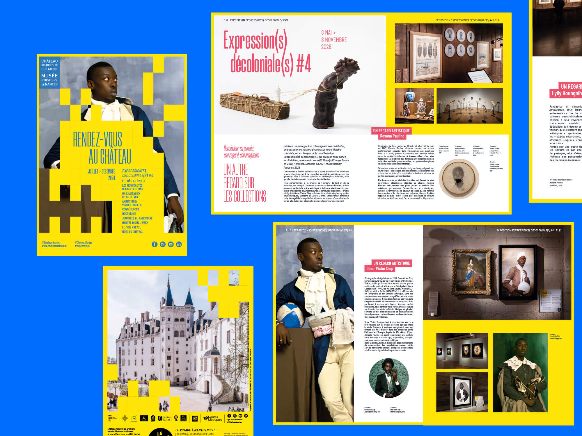 CHATEAU NANTES identite visuelle 2026 atelier shiroi graphisme identité visuelle communication illustration Nantes
