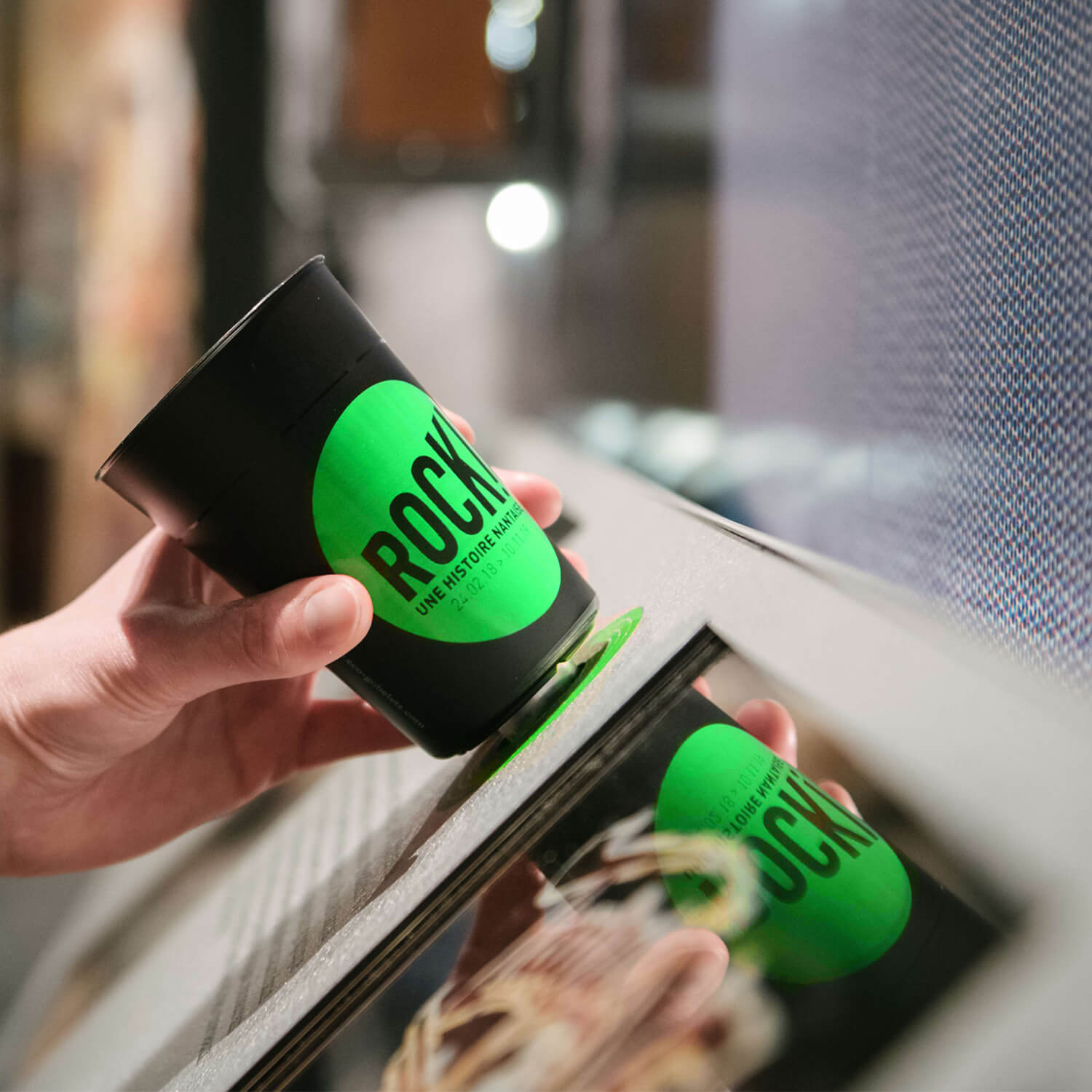 Affiche exposition Rock chateau nantes atelier shiroi graphisme identité visuelle communication illustration Nantes