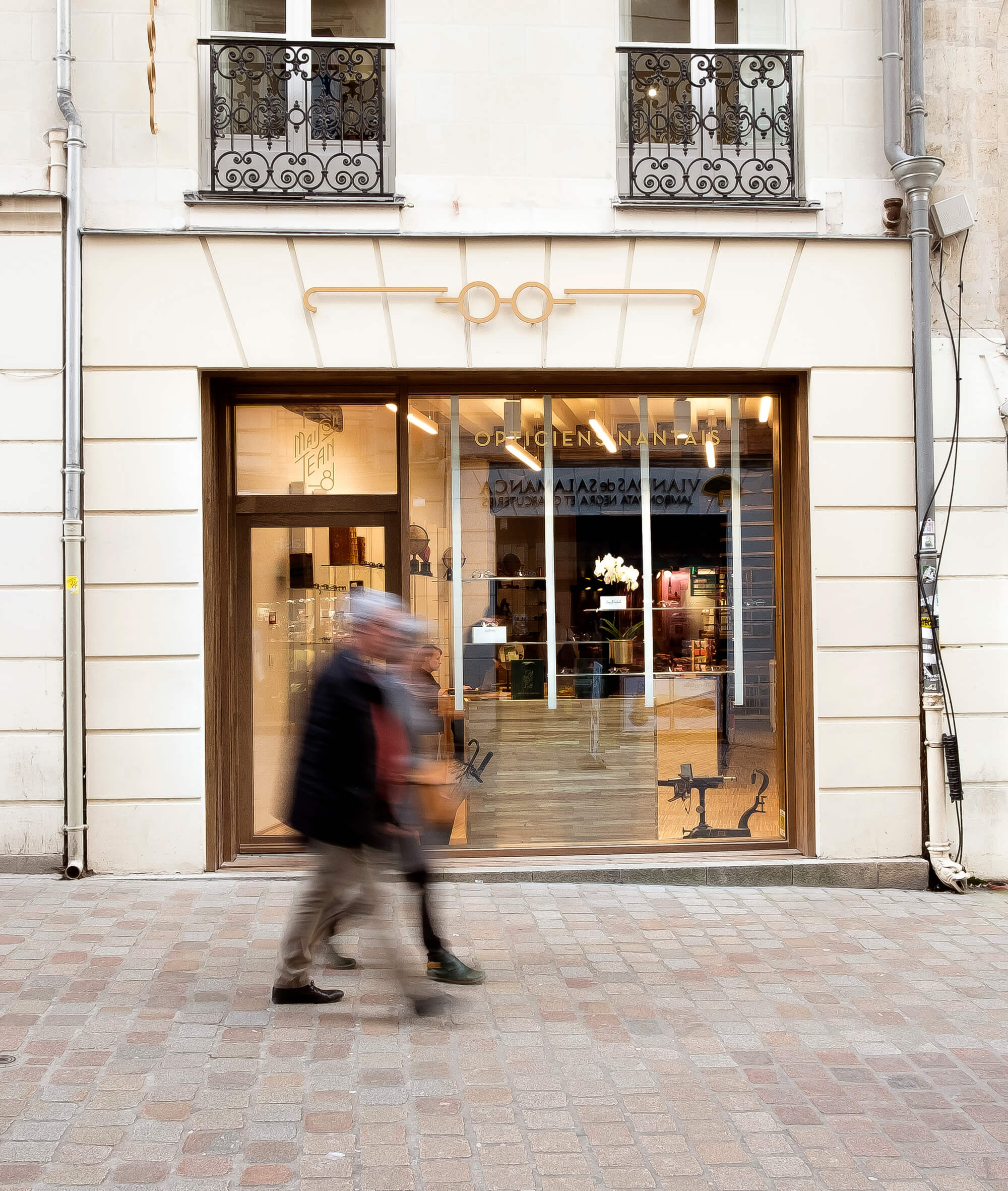 facade signalétique opticiens nantes