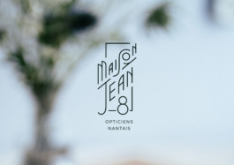 Maison Jean8 Logo Lunetier Nantes atelier shiroi graphisme identité visuelle communication illustration Nantes