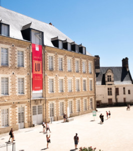 Affiche exposition LU chateau nantes atelier shiroi graphisme identité visuelle communication illustration Nantes