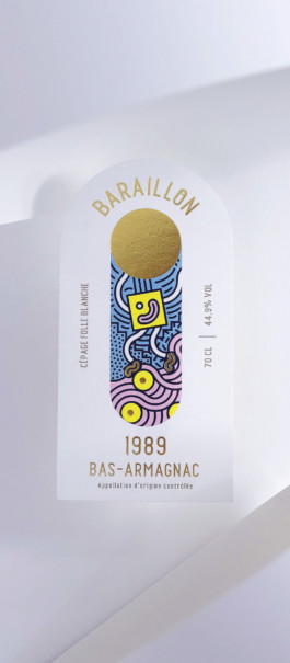 graphiste à nantes packaging d'une bouteille de cognac