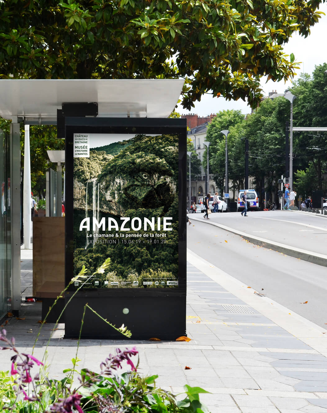 Affiche exposition amazonie chateau nantes
