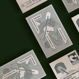 cartes de visite facteur mouton atelier shiroi graphisme identité visuelle communication illustration Nantes