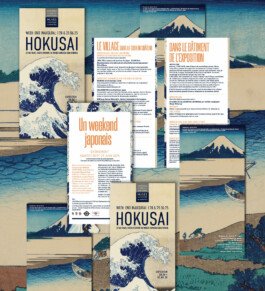 Affiche hokusai chateau nantes 14 atelier shiroi graphisme identité visuelle communication illustration Nantes